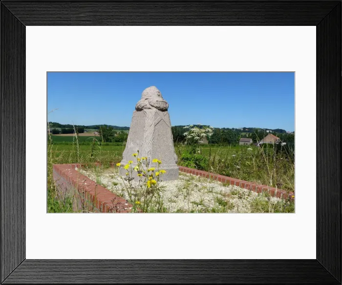 Framed Print : Locre South (Kemmel) Demarcation Stone Framed Print : Locre South (Kemmel) Demarcation Stone