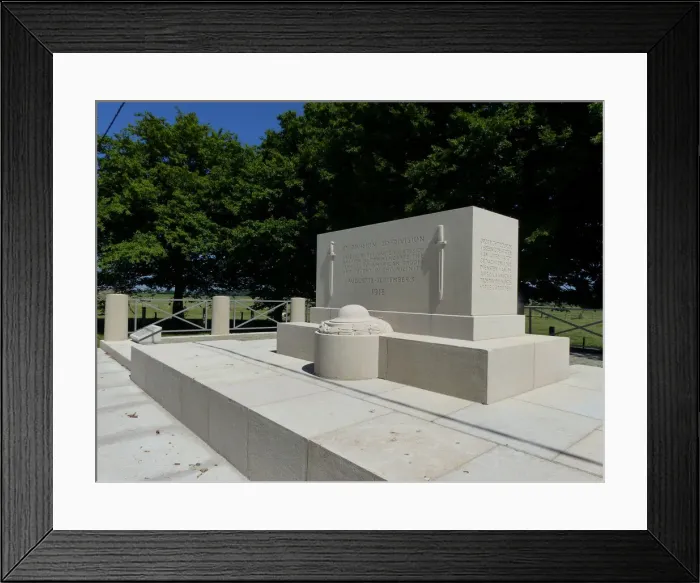 Framed Print : American 27th & 30th Divisions Monument, Vierstraat, Belgiu Framed Print : American 27th & 30th Divisions Monument, Vierstraat, Belgiu