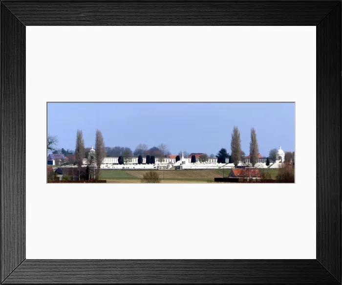 Framed Print : Front view of Tyne Cot CWGC Cemetery Framed Print : Front view of Tyne Cot CWGC Cemetery