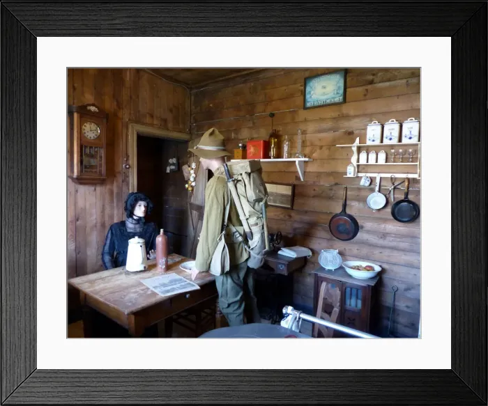 Framed Print : Interior American Barrack, Passchendael Memorial Museum Framed Print : Interior American Barrack, Passchendael Memorial Museum