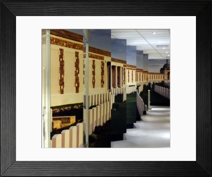 Framed Print : Trompe l Oeuil, Dug-out Experience, Passchendaele Museum Framed Print : Trompe l Oeuil, Dug-out Experience, Passchendaele Museum