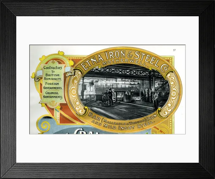 Framed Print : Scotlands Industrial Souvenir