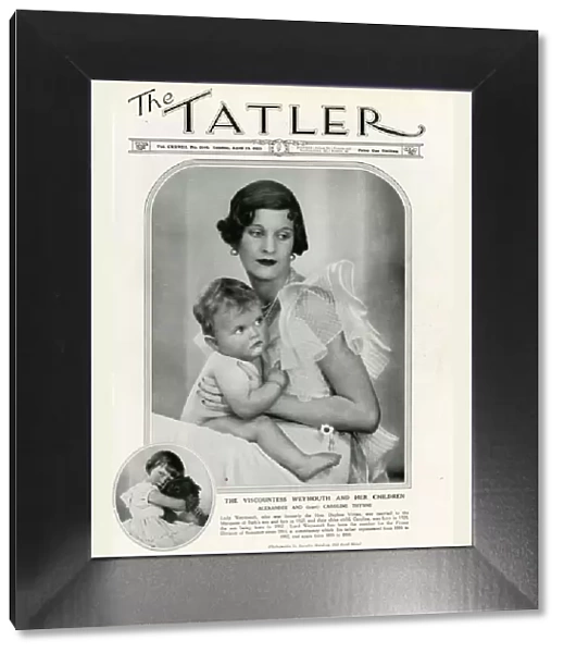 Front cover of The Tatler featuring a photograph of Lady Weymouth (formerly Daphne Vivian