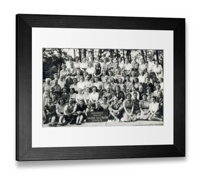 Framed Print : A large holiday party at Bryn Corach, Conway, Wales Framed Print : A large holiday party at Bryn Corach, Conway, Wales