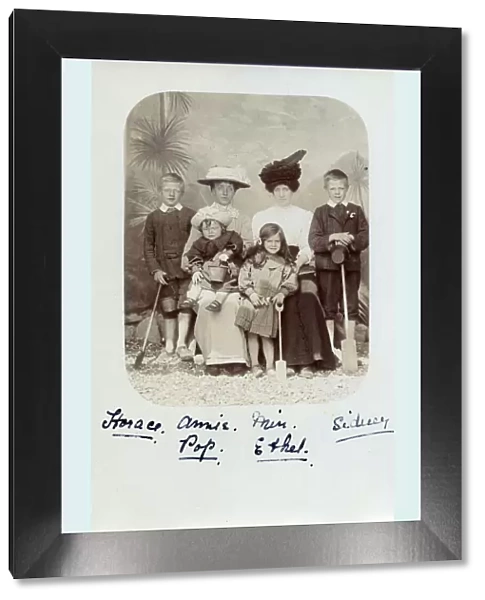 Family group - Studio portrait at the seaside