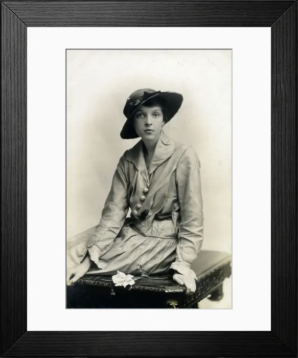 Framed Print : Studio portrait photograph of beautiful young woman Framed Print : Studio portrait photograph of beautiful young woman
