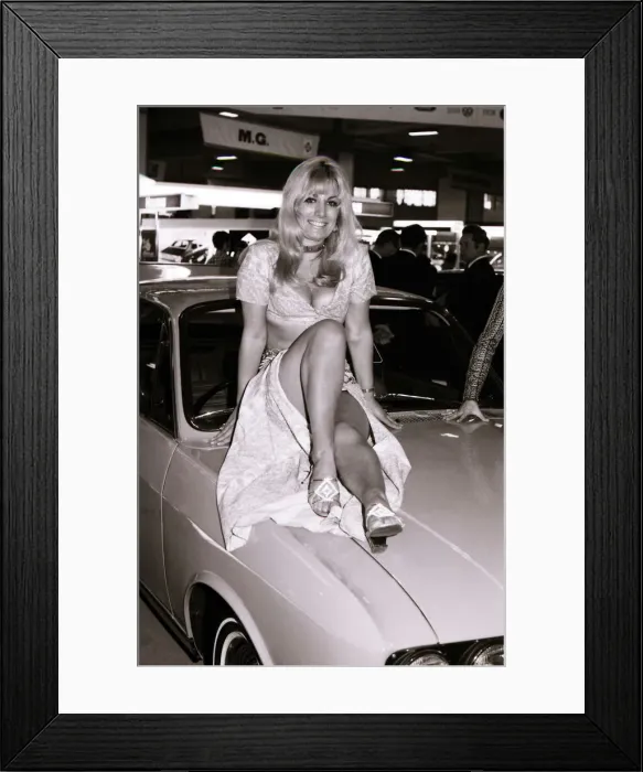 Framed Print : The 1970 London Motor Show at Earls Court, London Framed Print : The 1970 London Motor Show at Earls Court, London