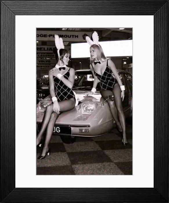 Framed Print : The 1970 London Motor Show at Earls Court, London