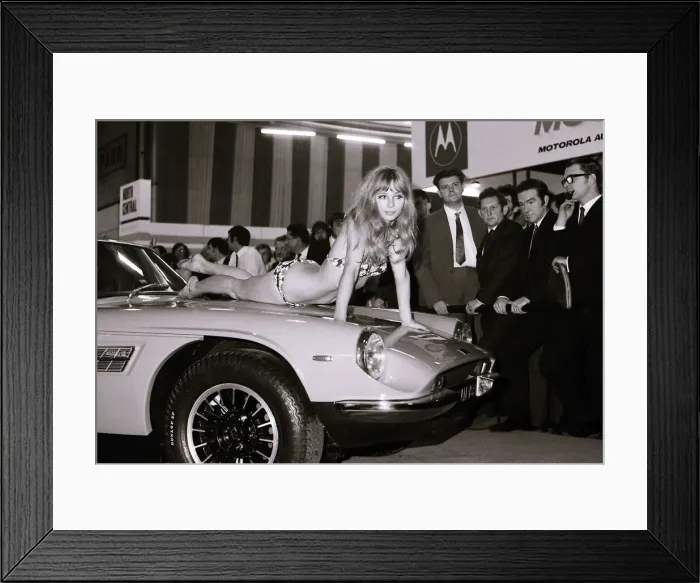 Framed Print : The 1970 London Motor Show at Earls Court, London Framed Print : The 1970 London Motor Show at Earls Court, London