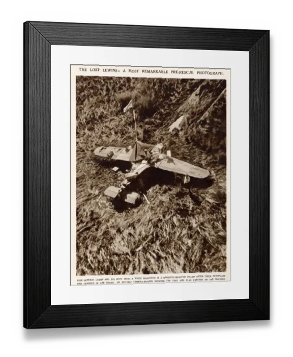 Framed Print : Aerial view of the site where Brigadier-General Arthur Corrie Lewin Framed Print : Aerial view of the site where Brigadier-General Arthur Corrie Lewin