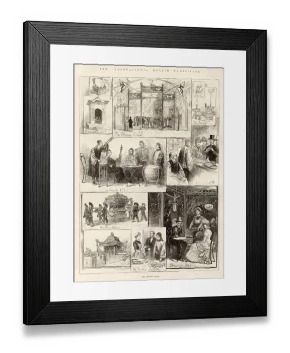 Framed Print : Notes in the Chinese Court Framed Print : Notes in the Chinese Court