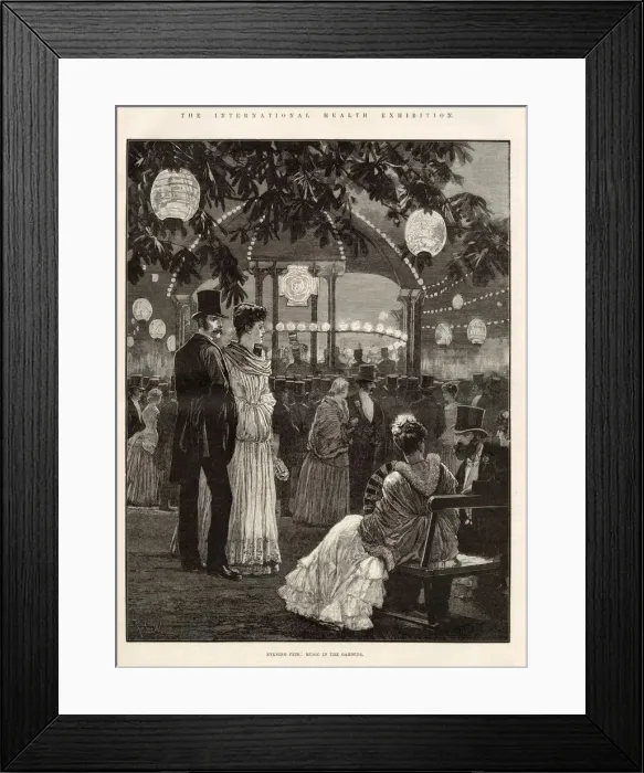 Framed Print : Evening Fete, Music in the Gardens Framed Print : Evening Fete, Music in the Gardens