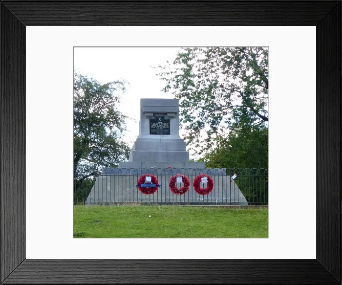 Framed Print : Queen Victorias Rifles Memorial, Hill 60 Framed Print : Queen Victorias Rifles Memorial, Hill 60