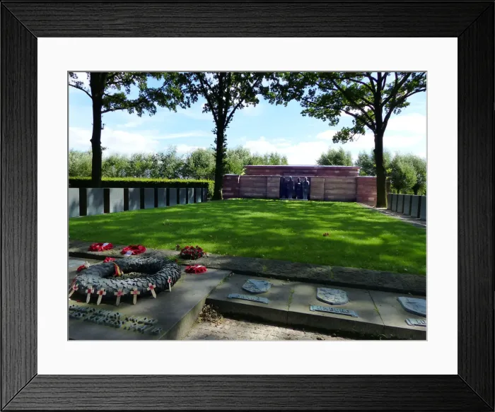 Framed Print : German cemetery Langemarck mass grave Framed Print : German cemetery Langemarck mass grave