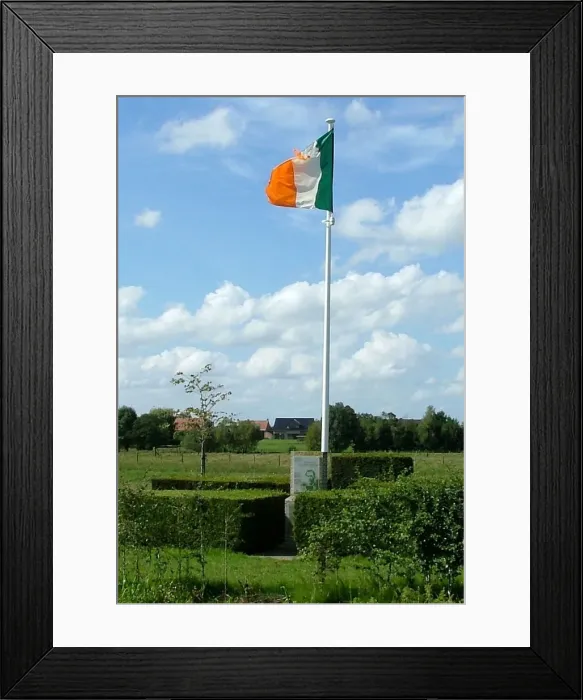 Framed Print : Memorial to Irish poet Francis Ledwidge, Artillery Wood Framed Print : Memorial to Irish poet Francis Ledwidge, Artillery Wood