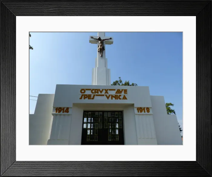Framed Print : Memorial Chapel Calvery, Dixmuide Framed Print : Memorial Chapel Calvery, Dixmuide