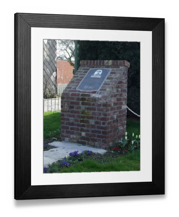 Framed Print : Memorial to New Zealander Leslie Andrew, VC, Warneton Framed Print : Memorial to New Zealander Leslie Andrew, VC, Warneton