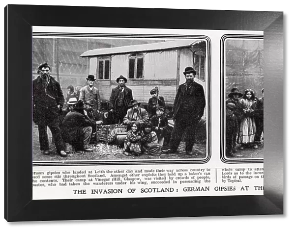 German gipsies at their Glasgow encampment