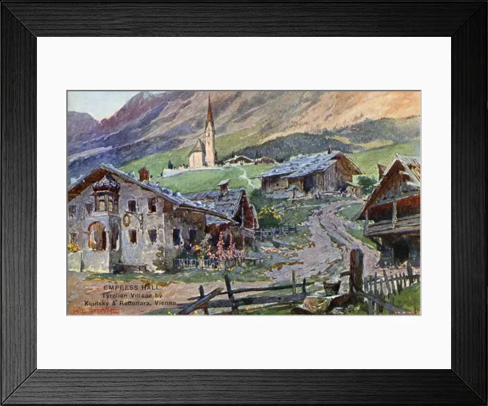 Framed Print : The Imperial Austrian Exhibition worlds fair of 1906 Framed Print : The Imperial Austrian Exhibition worlds fair of 1906
