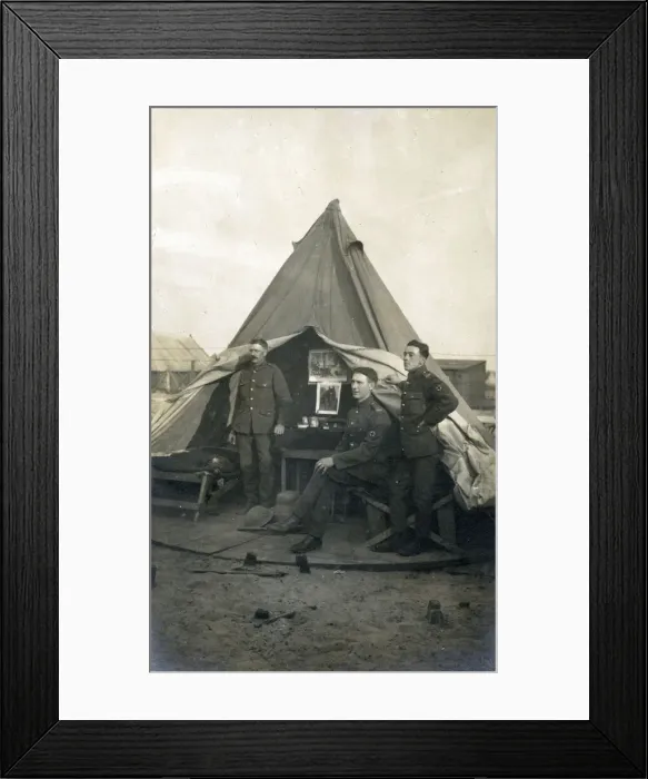 Framed Print : WW1 era - RAMC Recruitment Tent Framed Print : WW1 era - RAMC Recruitment Tent