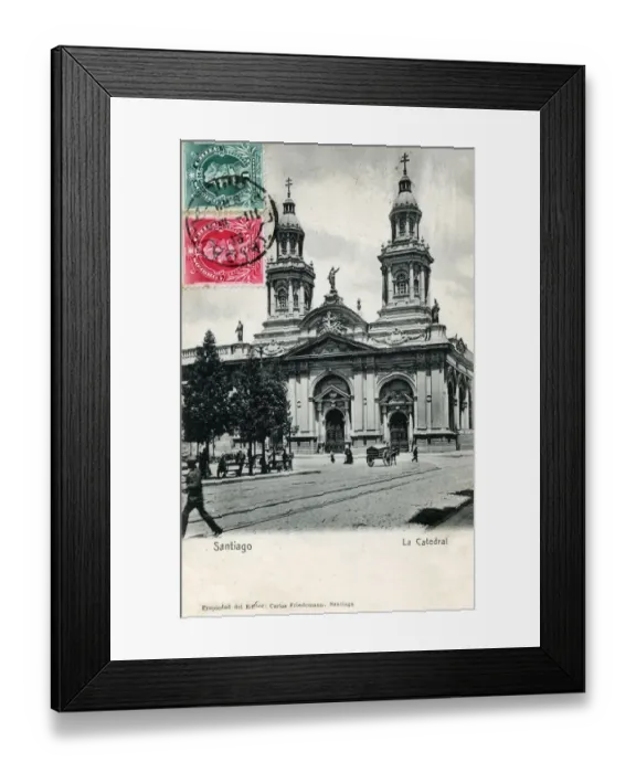 Framed Print : Santiago Metropolitan Cathedral, Santiago, Chile Framed Print : Santiago Metropolitan Cathedral, Santiago, Chile