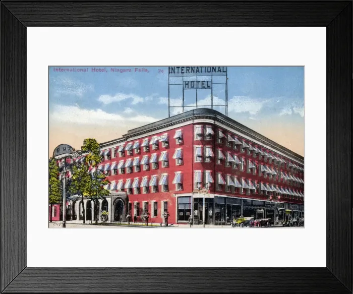 Framed Print : International Hotel, Niagara Falls, NY, USA Framed Print : International Hotel, Niagara Falls, NY, USA