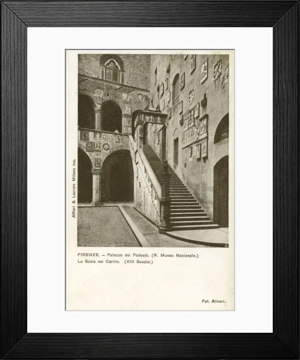 Framed Print : Florence, Italy - Bargello - the Stairs Framed Print : Florence, Italy - Bargello - the Stairs