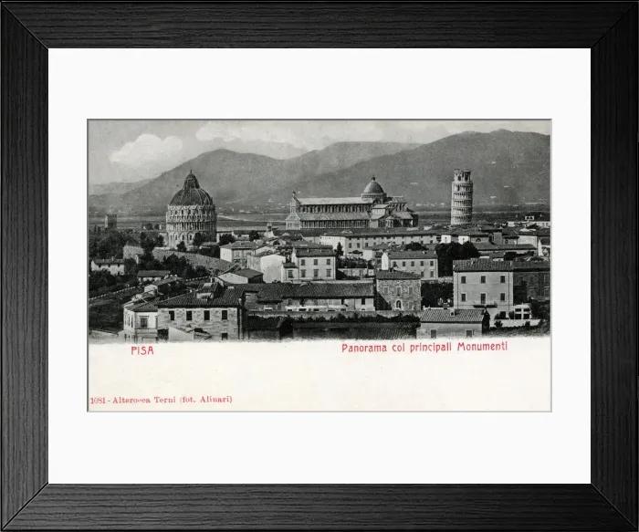 Framed Print : A Panoramic view over the City of Pisa, Italy Framed Print : A Panoramic view over the City of Pisa, Italy