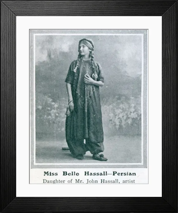 Framed Print : Belle (Isobel) Hassall, daughter of the artist John Hassall Framed Print : Belle (Isobel) Hassall, daughter of the artist John Hassall