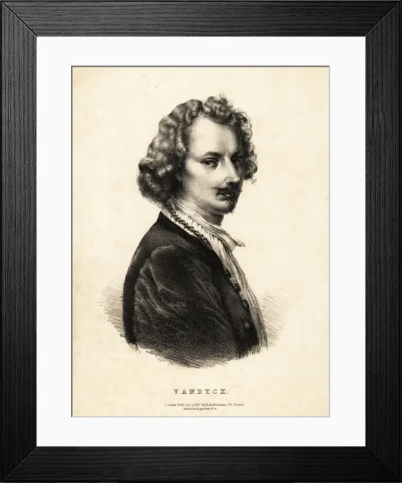 Framed Print : Sir Anthony Van Dyck, Flemish Baroque artist Framed Print : Sir Anthony Van Dyck, Flemish Baroque artist