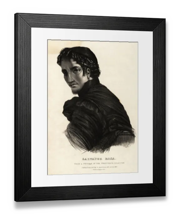 Framed Print : Salvator Rosa, Italian Baroque painter Framed Print : Salvator Rosa, Italian Baroque painter