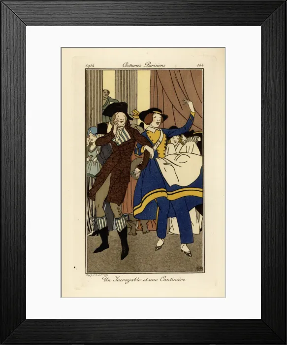 Framed Print : Couple in fancy dress at a masquerade ball Framed Print : Couple in fancy dress at a masquerade ball