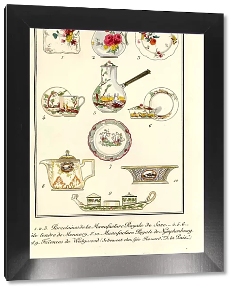 Porcelain designs for tableware, 1913
