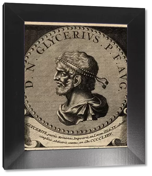 Portrait of Roman Emperor Glycerius