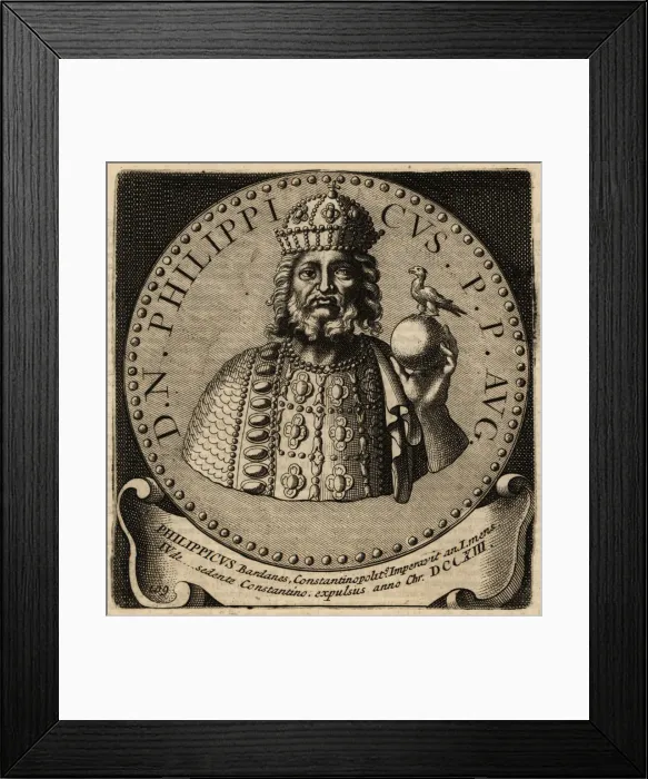 Framed Print : Byzantine Emperor Philippikos Framed Print : Byzantine Emperor Philippikos