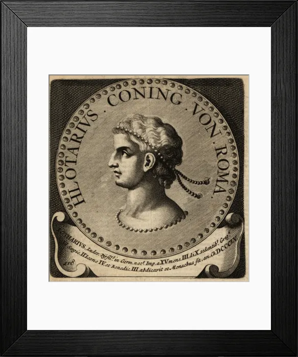 Framed Print : Holy Roman Emperor Lothair I Framed Print : Holy Roman Emperor Lothair I