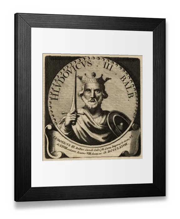 Framed Print : Louis the Stammerer Framed Print : Louis the Stammerer