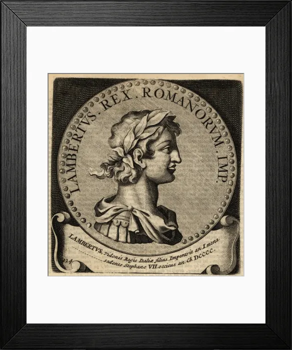 Framed Print : Holy Roman Emperor Lambert Framed Print : Holy Roman Emperor Lambert