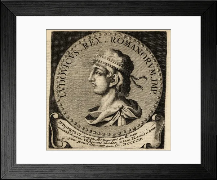 Framed Print : Holy Roman Emperor Louis the Child Framed Print : Holy Roman Emperor Louis the Child