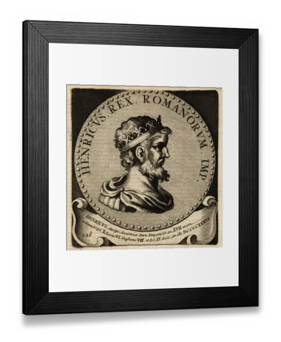 Framed Print : Holy Roman Emperor Henry ? Framed Print : Holy Roman Emperor Henry ?