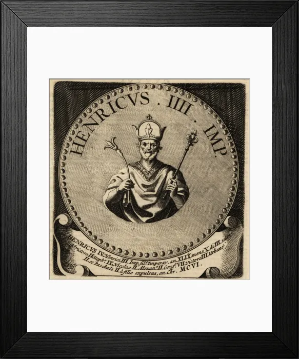 Framed Print : Holy Roman Emperor Henry IV Framed Print : Holy Roman Emperor Henry IV