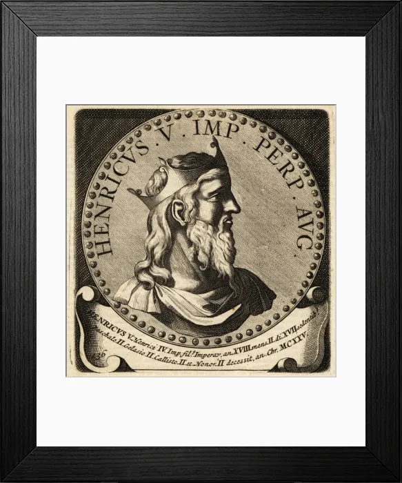 Framed Print : Holy Roman Emperor Henry V Framed Print : Holy Roman Emperor Henry V