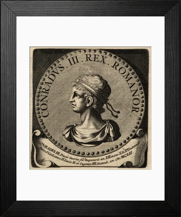 Framed Print : Holy Roman Emperor Conrad III Framed Print : Holy Roman Emperor Conrad III