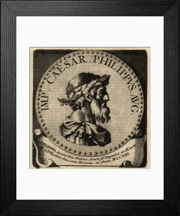 Framed Print : Philip of Swabia, King of Germany Framed Print : Philip of Swabia, King of Germany