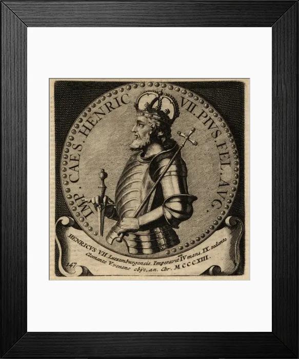 Framed Print : Holy Roman Emperor Henry VII Framed Print : Holy Roman Emperor Henry VII