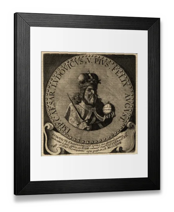 Framed Print : Holy Roman Emperor Louis IV Framed Print : Holy Roman Emperor Louis IV