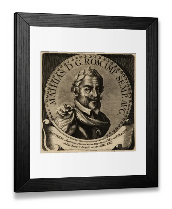Framed Print : Holy Roman Emperor Matthias Framed Print : Holy Roman Emperor Matthias