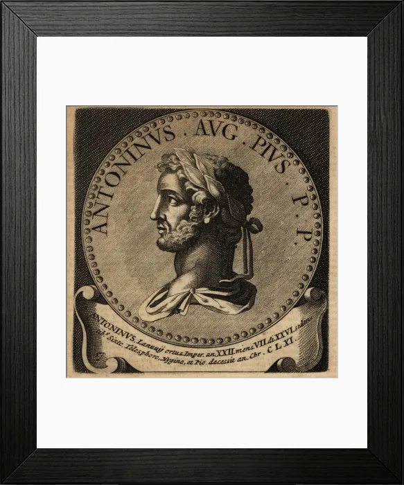 Framed Print : Portrait of Roman Emperor Antoninus Pius Framed Print : Portrait of Roman Emperor Antoninus Pius