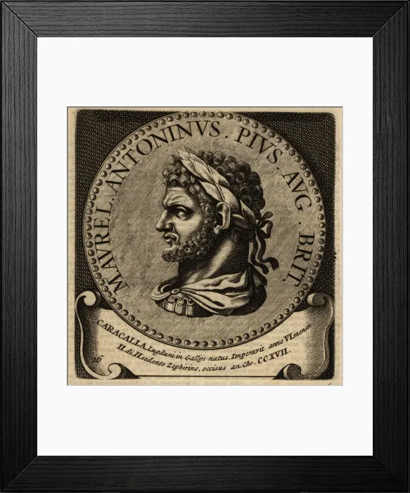 Framed Print : Portrait of Roman Emperor Caracalla Framed Print : Portrait of Roman Emperor Caracalla