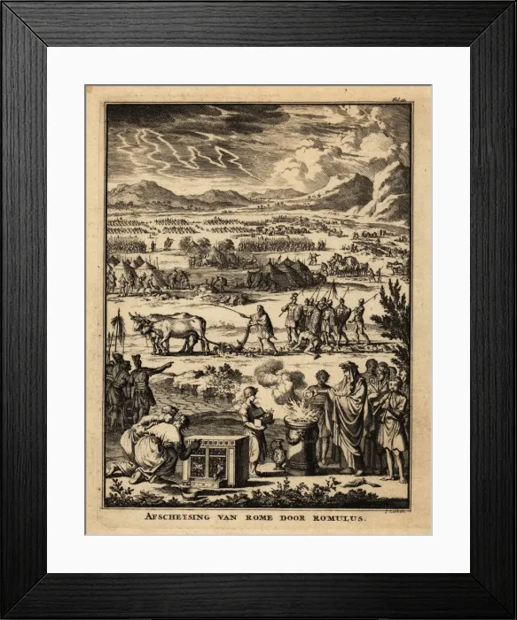 Framed Print : A Roman priest offers a sacrifice to the gods Framed Print : A Roman priest offers a sacrifice to the gods